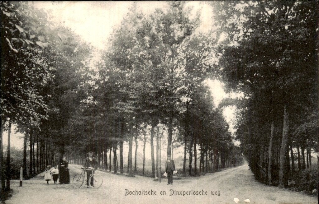 Dinxperlo - Weg - Bocholtsche en Dinxperlosche weg, Verzamelen, Ophalen of Verzenden, Voor 1920, Gelopen, Gelderland