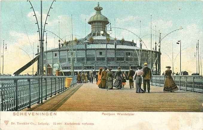 301-126-049 Scheveningen Paviljoen Wandelpier, Verzenden, Voor 1920, Zuid-Holland