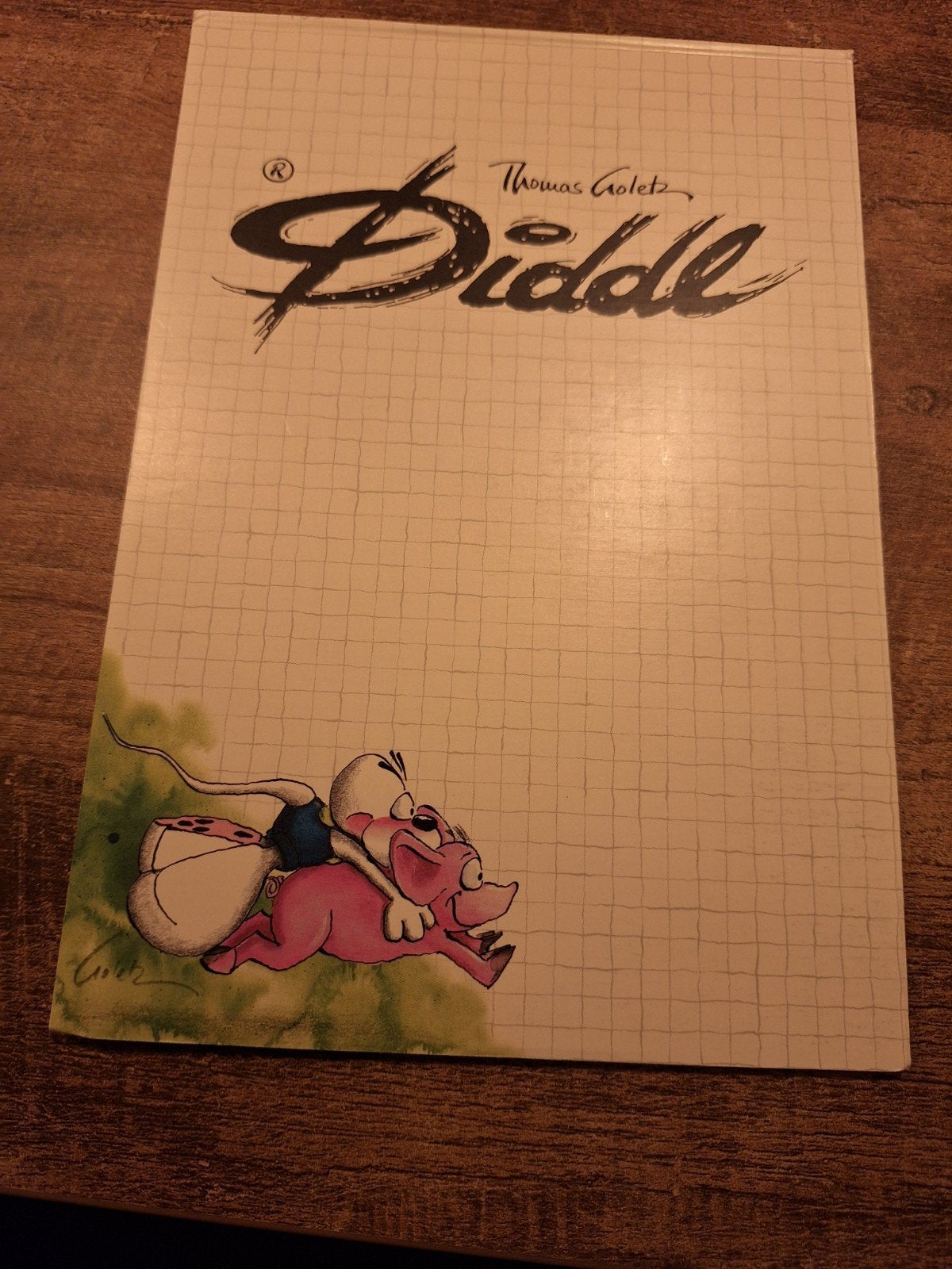Diddl A5 blok nr. 133 met 15 blaadjes, Verzamelen, Ophalen of Verzenden, Diddl, Gebruikt, Papier, Kaart of Schrift