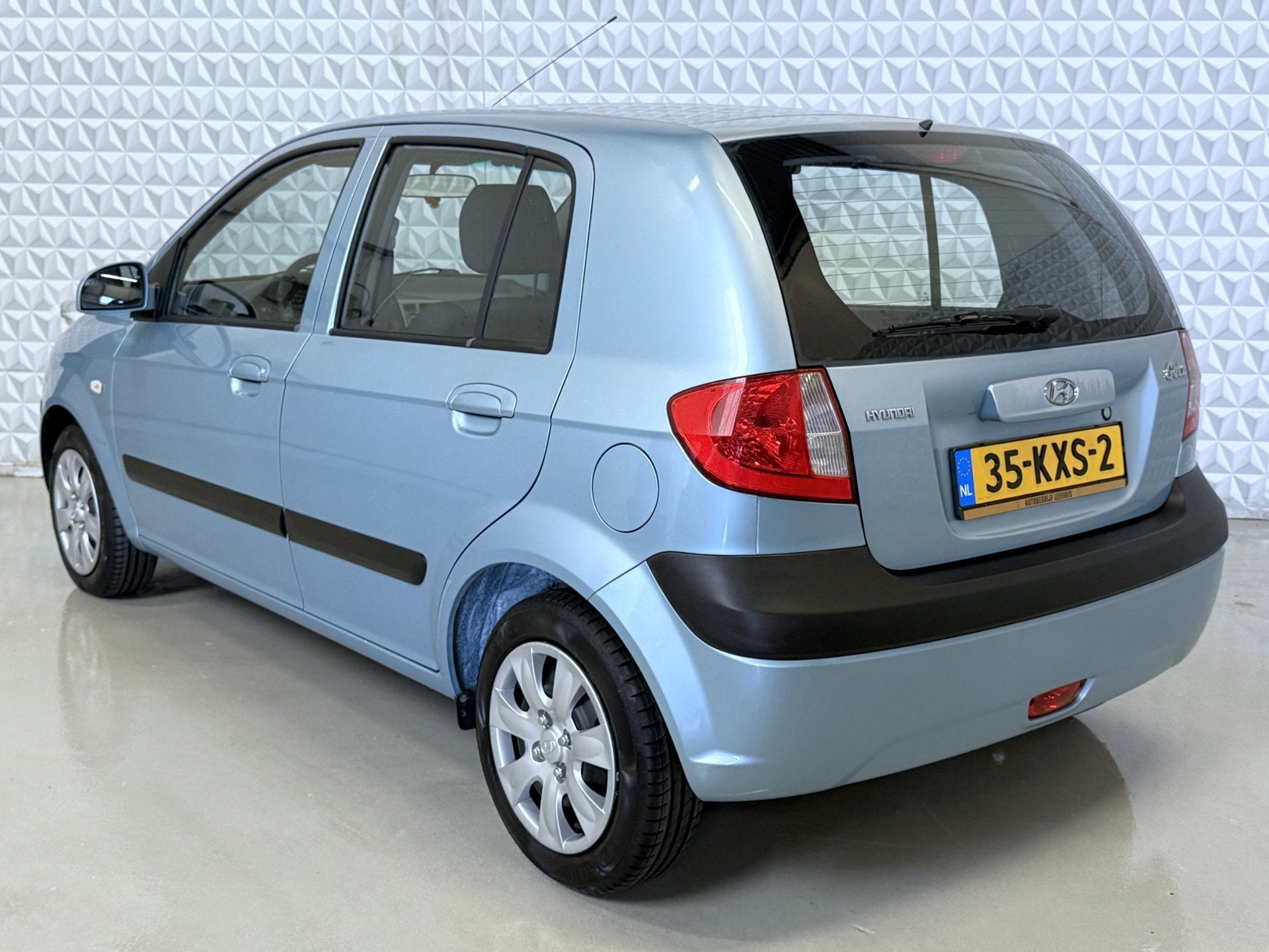 Hyundai Getz 1.4i van 1e EIGENARESSE *UNIEK!* / 14.000km (20, Auto's, Hyundai, Dealer onderhouden, 450 kg, 4 cilinders, Blauw