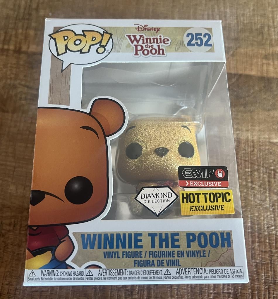Funko pop Disney Winnie the Pooh nr. 252 Diamond collection, Ophalen of Verzenden, Nieuw