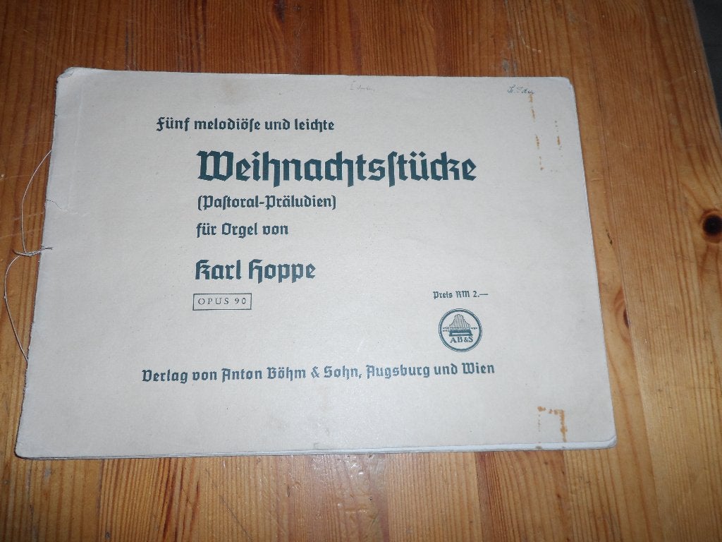 Karl hoppe - weihnachtstucke, Orgel, Gebruikt, Ophalen of Verzenden, Religie en Gospel
