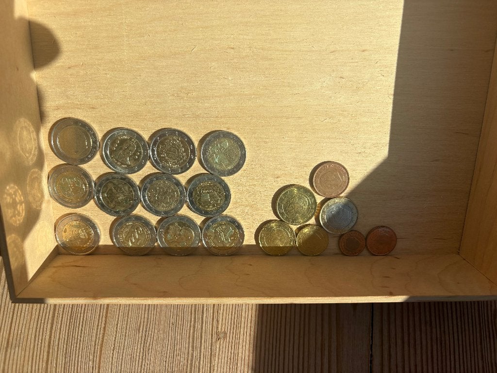 Belgische euromunten, Verzenden, België, Overige waardes, Losse munt