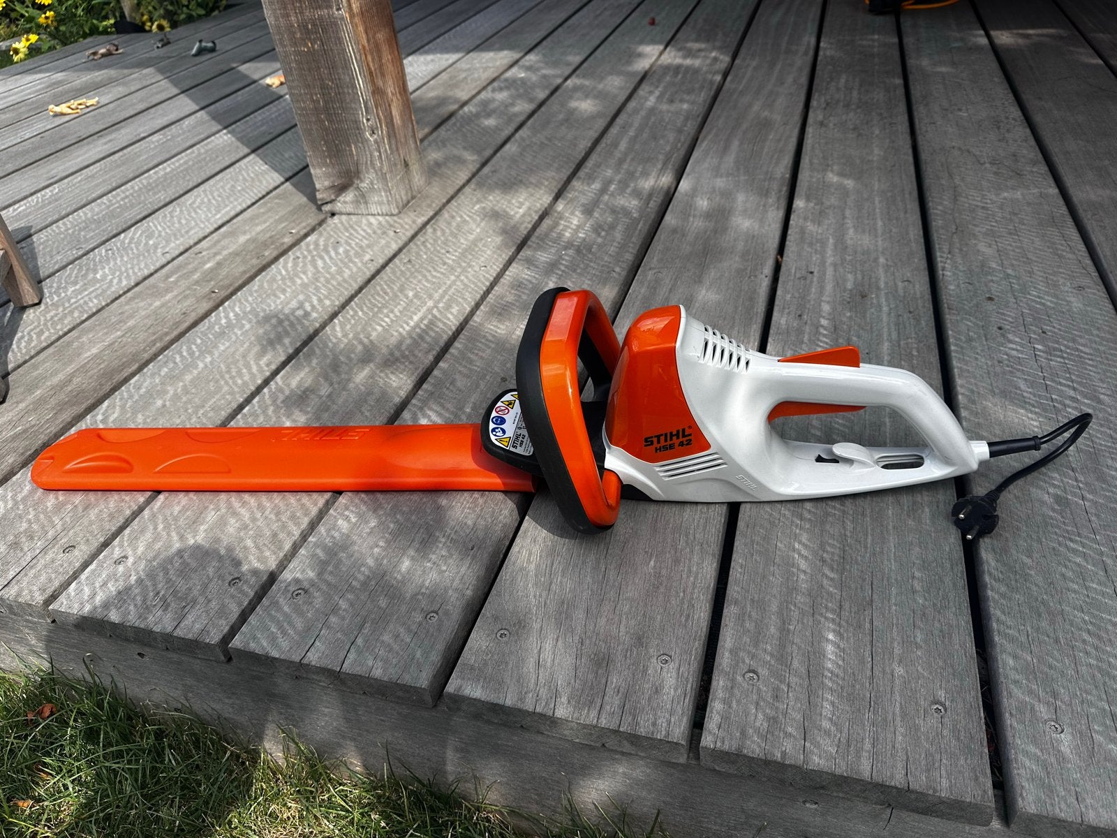 Stihl HSE 42 elektrische heggenschaar, Ophalen, Zo goed als nieuw, Elektrisch