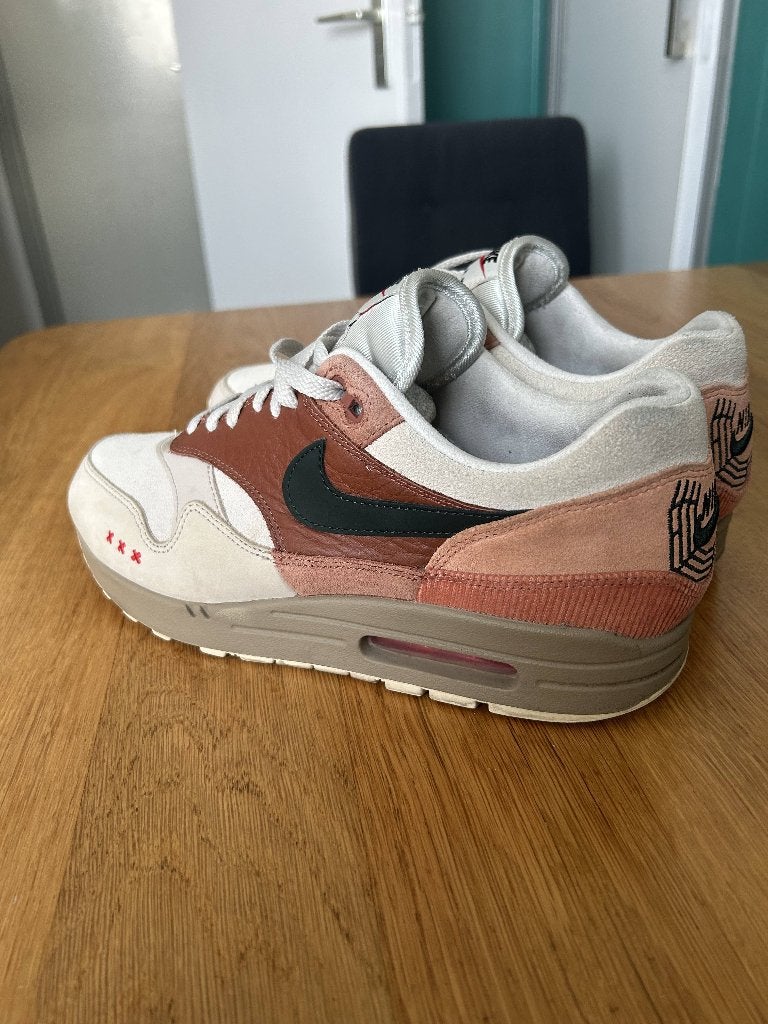 Nike Air Max 1 Amsterdam maat 44, Ophalen, Overige kleuren, Nike, Sneakers of Gympen