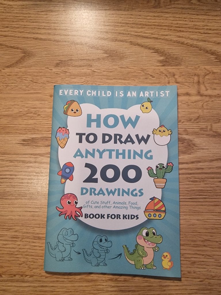 Tekenboek: How to Draw Anything/Stap-voor-stap leren tekenen, Ophalen of Verzenden, Nieuw