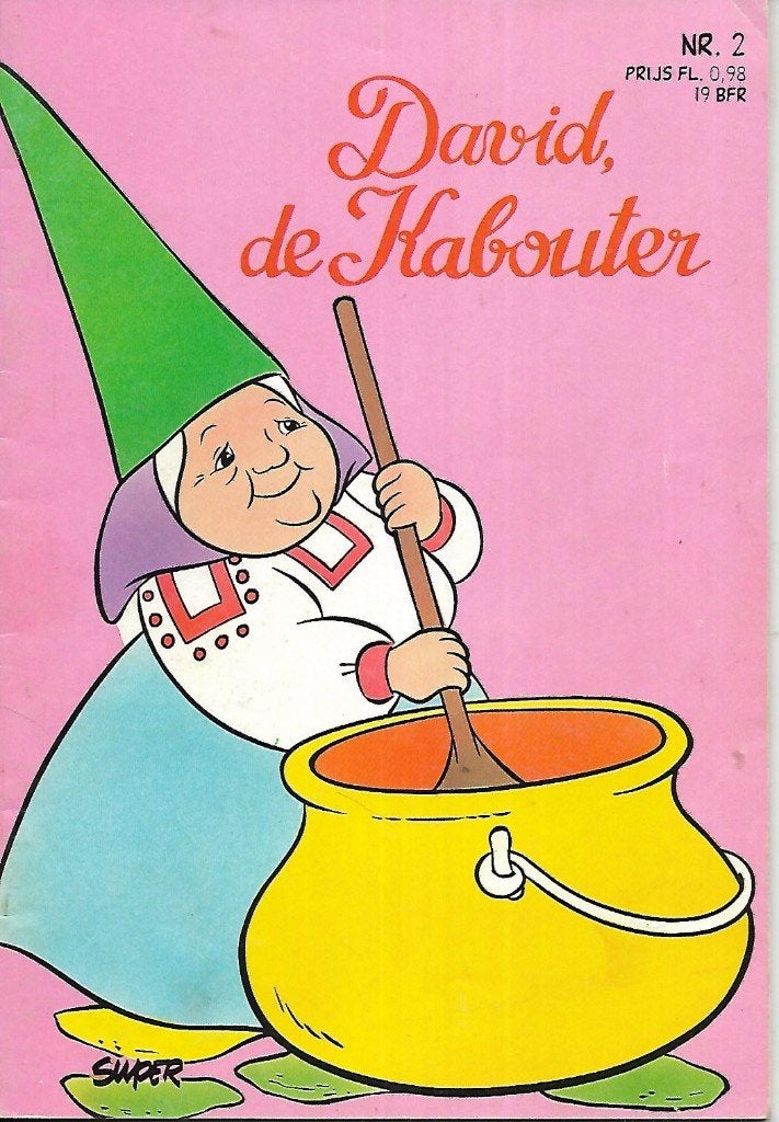 David de Kabouter - Nummer 2 (Super 0,98), Boeken, Eén stripboek, Ophalen of Verzenden, Zo goed als nieuw