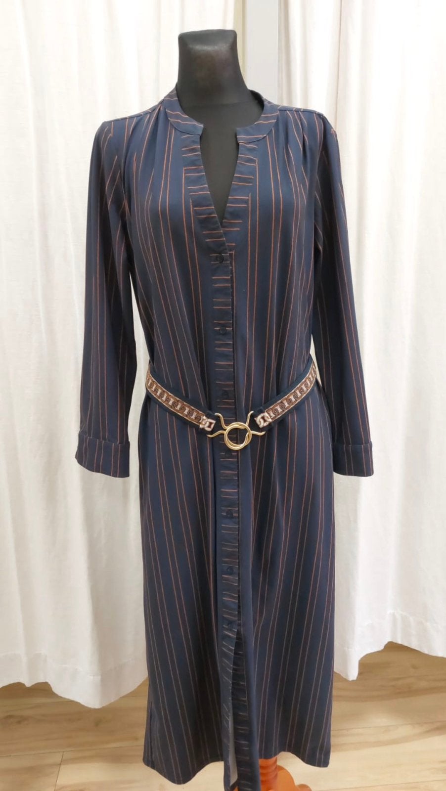 Studio Anneloes jurk maat L travelstof, Kleding | Dames, Jurken, Blauw, Maat 42/44 (L), Ophalen of Verzenden, Zo goed als nieuw