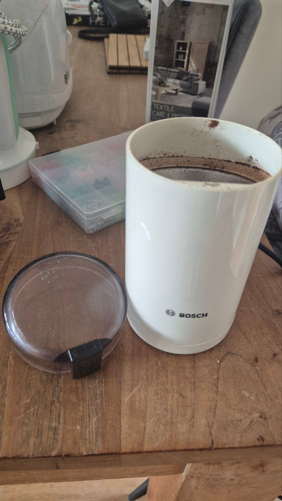 Bosch Koffiemolen - Wit, Gebruikt, Witgoed en Apparatuur, Koffiezetapparaten, Gebruikt, Overige modellen, 2 tot 4 kopjes, Koffiebonen