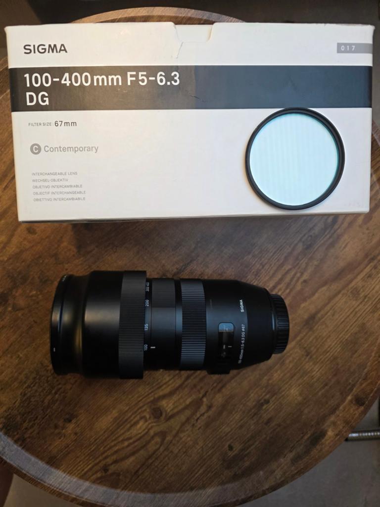 Sigma 100-400mm f/5-6.3 DG OS HSM Contemporary Canon EF, Ophalen of Verzenden