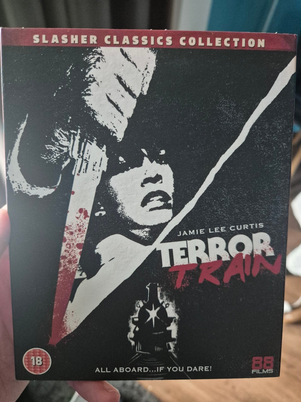 Terror Train 88Films Jamie Lee Curtis Horror OOP Slipcover, Ophalen of Verzenden, Zo goed als nieuw, Horror