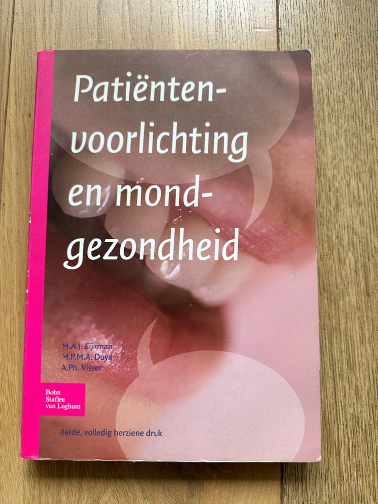 Patiëntenvoorlichting en mondgezondheid - Studieboek, Boeken, Ophalen of Verzenden, Beta, Gelezen, HBO