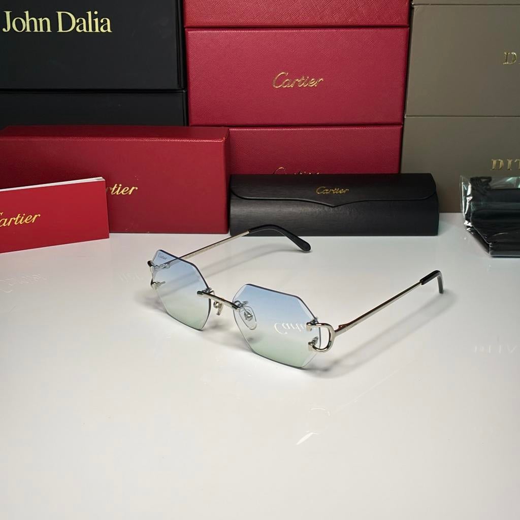Cartier Piccadilly bril ocean blue, Overige merken, Blauw, Nieuw, Ophalen of Verzenden