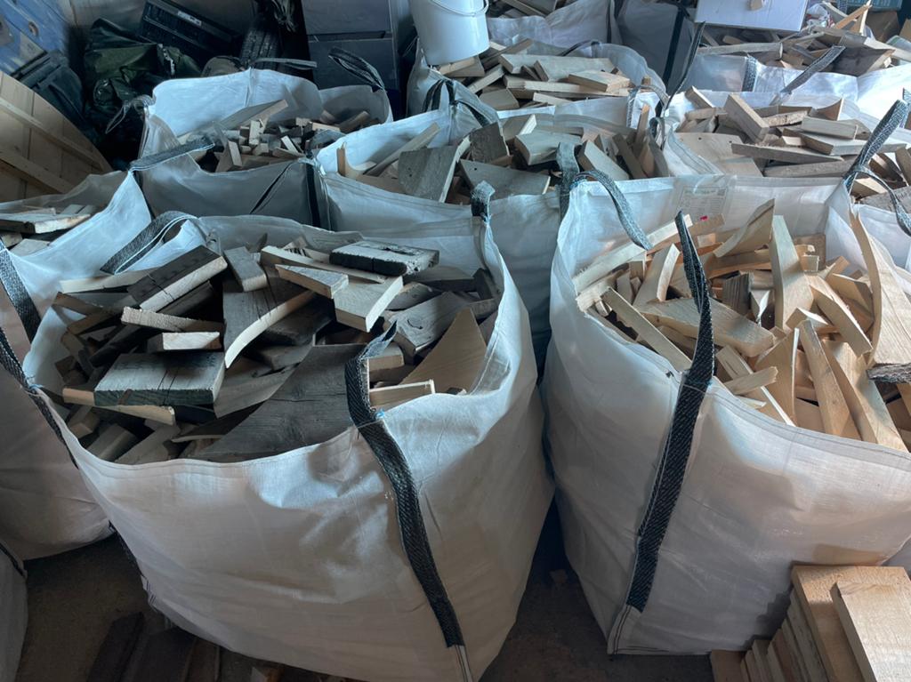 Big bags brandhout/ haardhout, Tuin en Terras, Haardhout, Minder dan 3 m³, Ophalen of Verzenden