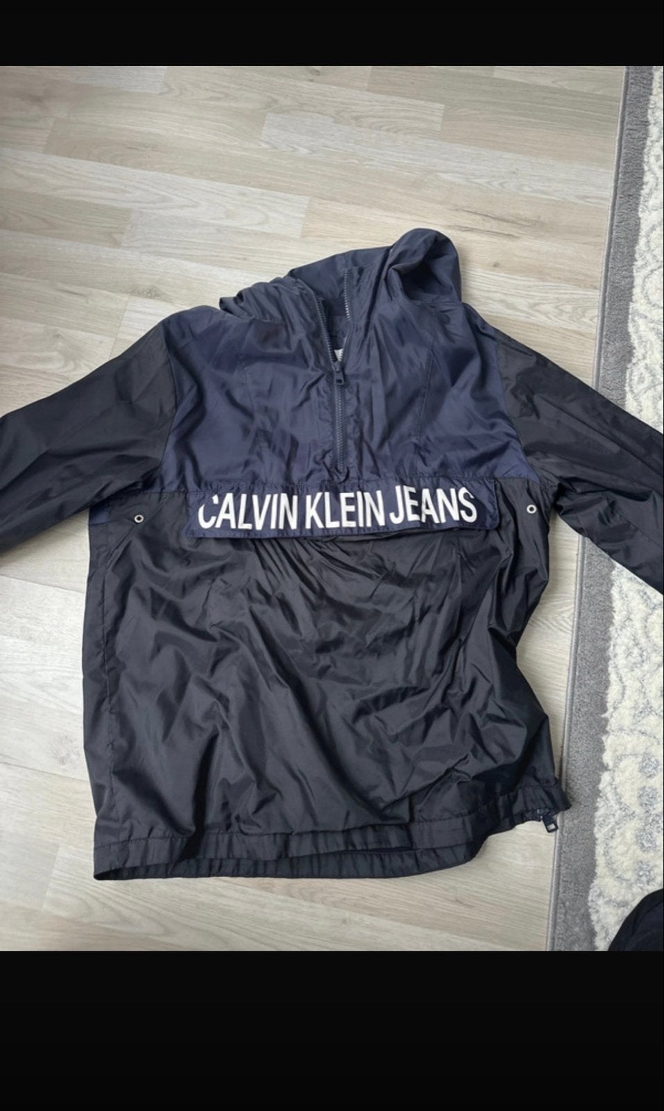 Calvin Klein Jeans Windjack - Zo goed als nieuw, Ophalen, Zo goed als nieuw, Maat 46 (S) of kleiner, Blauw