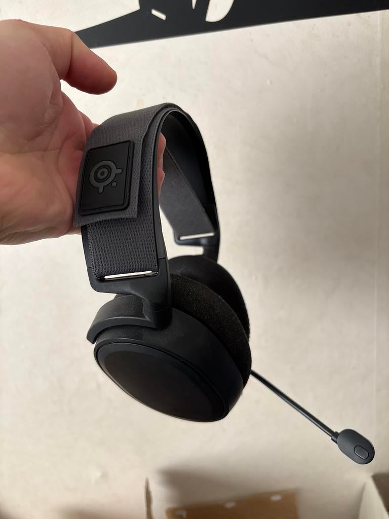 Steelseries Arctis 7+ draadloze gaming headset, Gebruikt, Over oor (circumaural), Draadloos, Ophalen