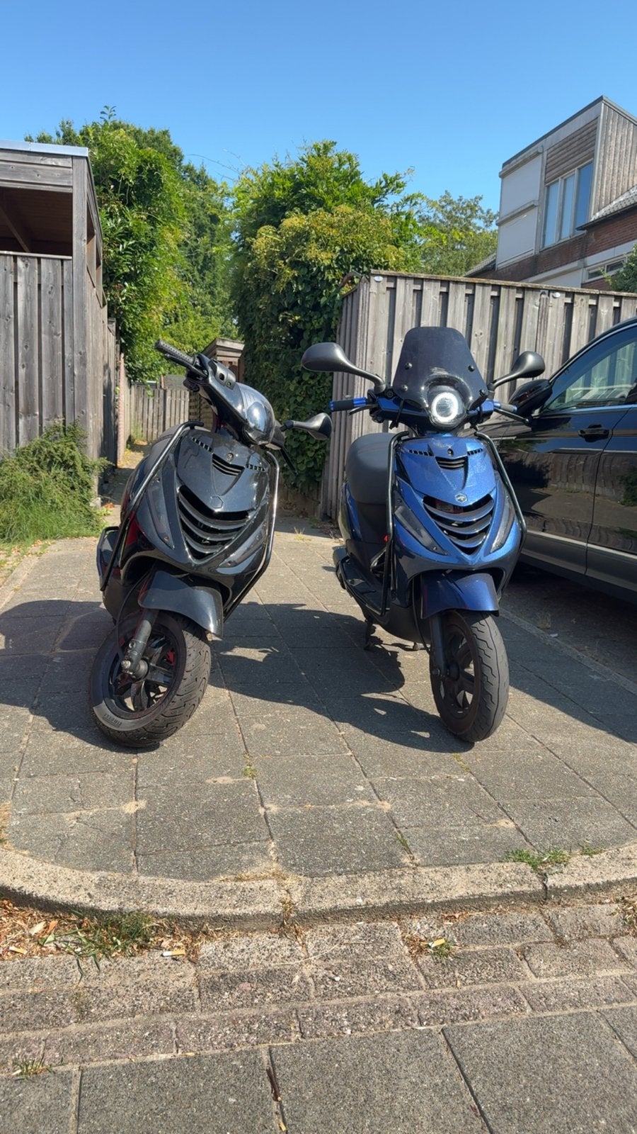 Piaggio Zip scooters - Zwart en Blauw, Ophalen, Gebruikt, Overige typen, Piaggio