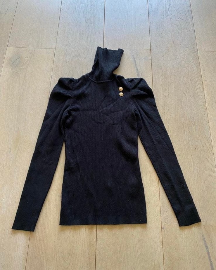 Frank lyman xs s nieuwstaat coltrui, Ophalen of Verzenden, Zo goed als nieuw, Maat 34 (XS) of kleiner, Zwart