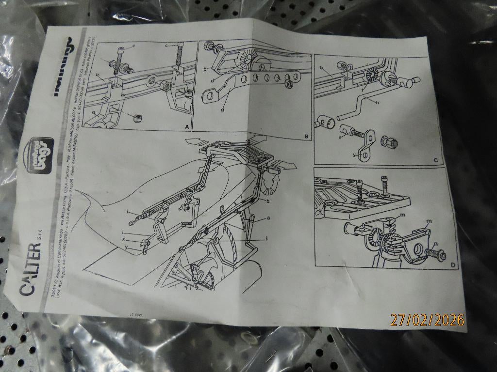 Nieuw Koffer-rek | Rek voor kofferset Nonfango NOS  compleet, Motoren, Nonfango, Nieuw, Ophalen of Verzenden, Italië