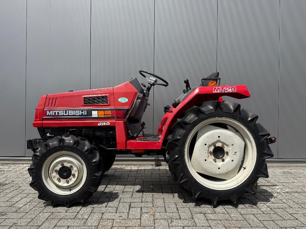 Mitsubishi MT20 minitrekker met kenteken - 4WD - 24pk - btw, Gebruikt, Tot 2500, Tot 80 Pk, Ophalen