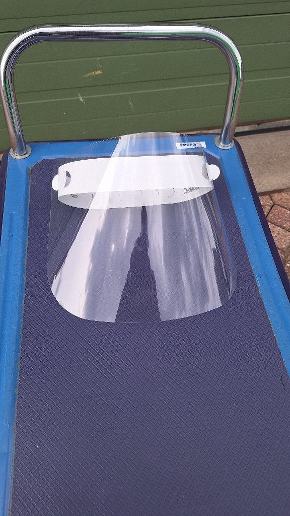 gelaatsscherm gelaatscherm spatscherm faceshield, Ophalen, Nieuw, Industriepark 2a 9351PA Leek, H.O.Albert Ale Slotema