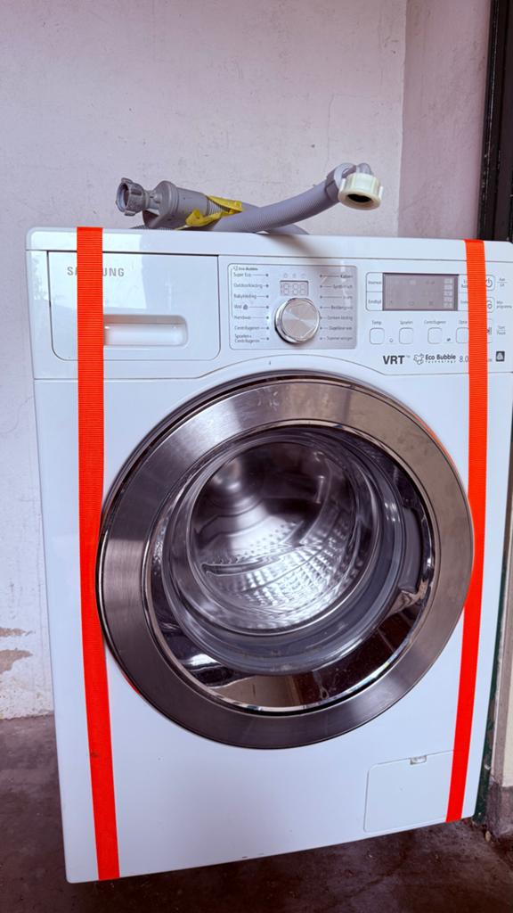 Samsung EcoBubble 1600 toeren VRT 8.0 kg A+++, 6 tot 8 kg, Ophalen, 1200 tot 1600 toeren, 85 tot 90 cm