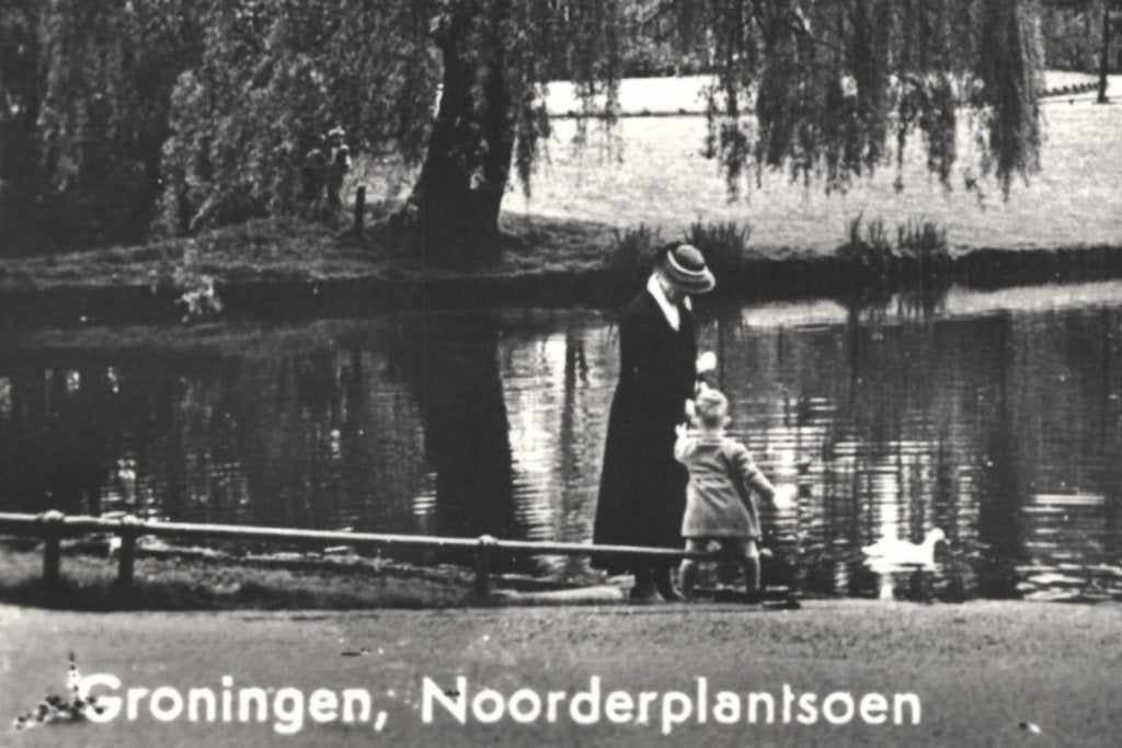 968208 Groningen Noorderplantsoen 1941 Gelopen, Ophalen of Verzenden, 1940 tot 1960, Gelopen, Stad of Dorp