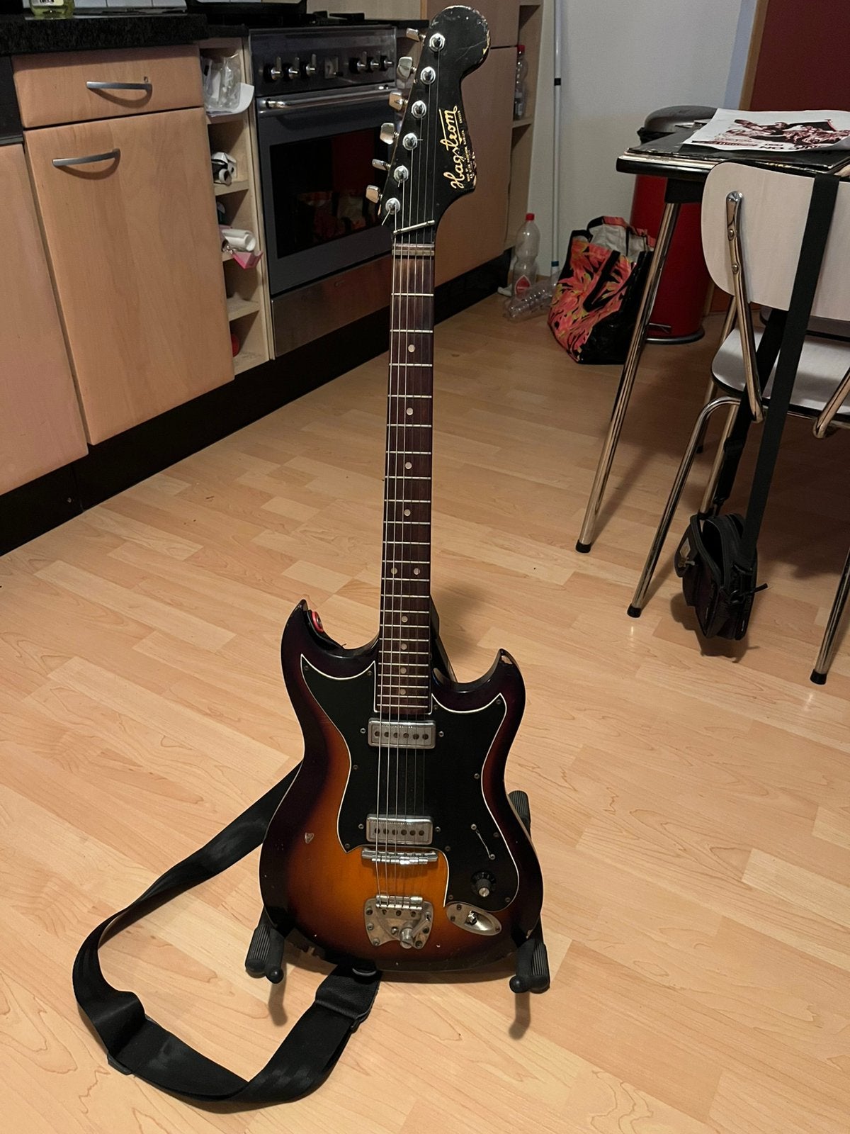 Vintage Hagstrom II - 70’s, Muziek en Instrumenten, Snaarinstrumenten | Gitaren | Elektrisch, Ophalen of Verzenden, Gebruikt, Solid body