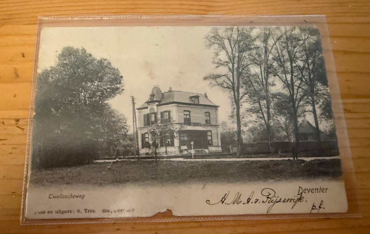Ansichtkaart Deventer Twelloscheweg, Ophalen of Verzenden, Voor 1920, Overijssel