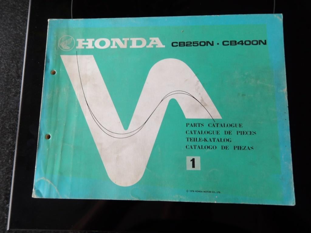 Honda Onderdelenboek CB250N CB400N 1979, Verzenden, Honda