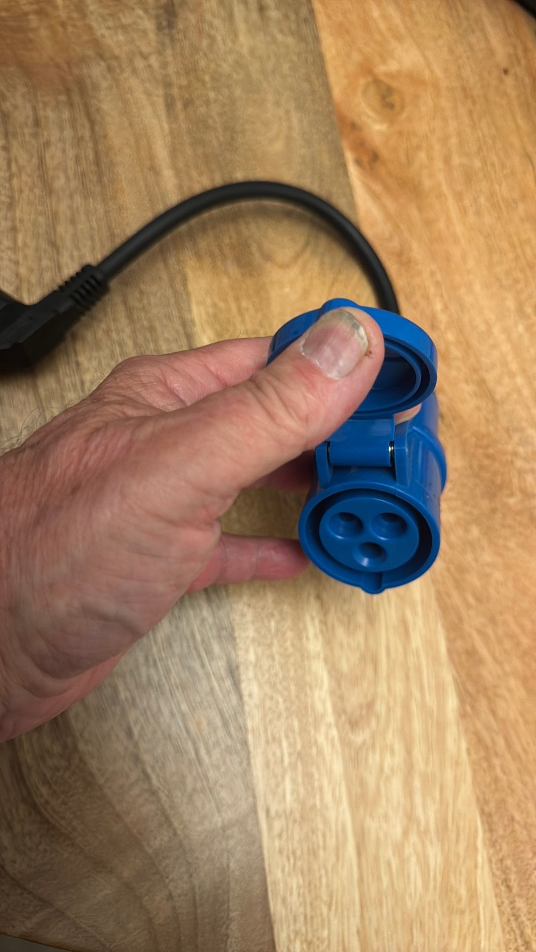CEE contra stekker waterdicht. Naar schoko stekker, Ophalen of Verzenden, Zo goed als nieuw