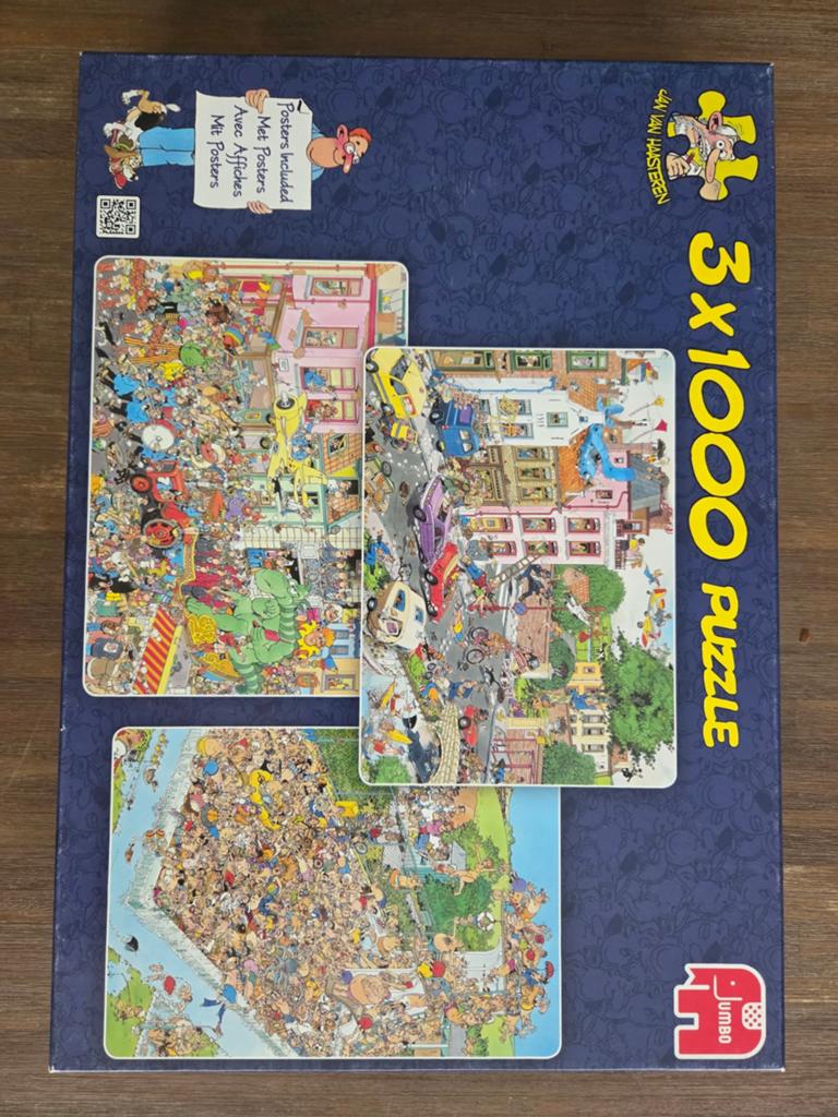 Jan van haasteren puzzels, Hobby en Vrije tijd, Denksport en Puzzels, Ophalen, 500 t/m 1500 stukjes, Zo goed als nieuw