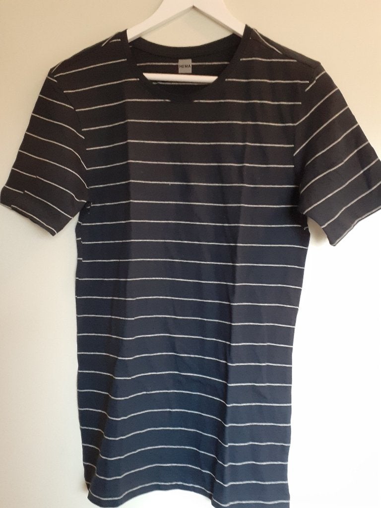 T-shirt Hema, Kleding | Heren, T-shirts, Ophalen of Verzenden, Nieuw, Blauw