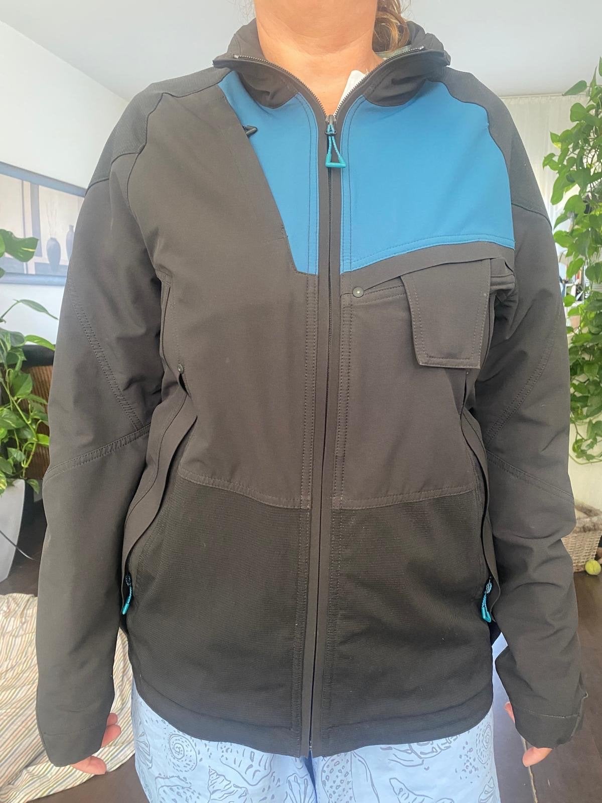 Mascot werkjas - Zwart met blauw accent - Maat L, Kleding | Heren, Ophalen of Verzenden, Zo goed als nieuw, Maat 52/54 (L), Zwart
