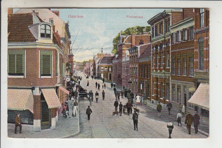 Haarlem, Kruisstraat, Ophalen of Verzenden, Voor 1920, Gelopen, Noord-Holland