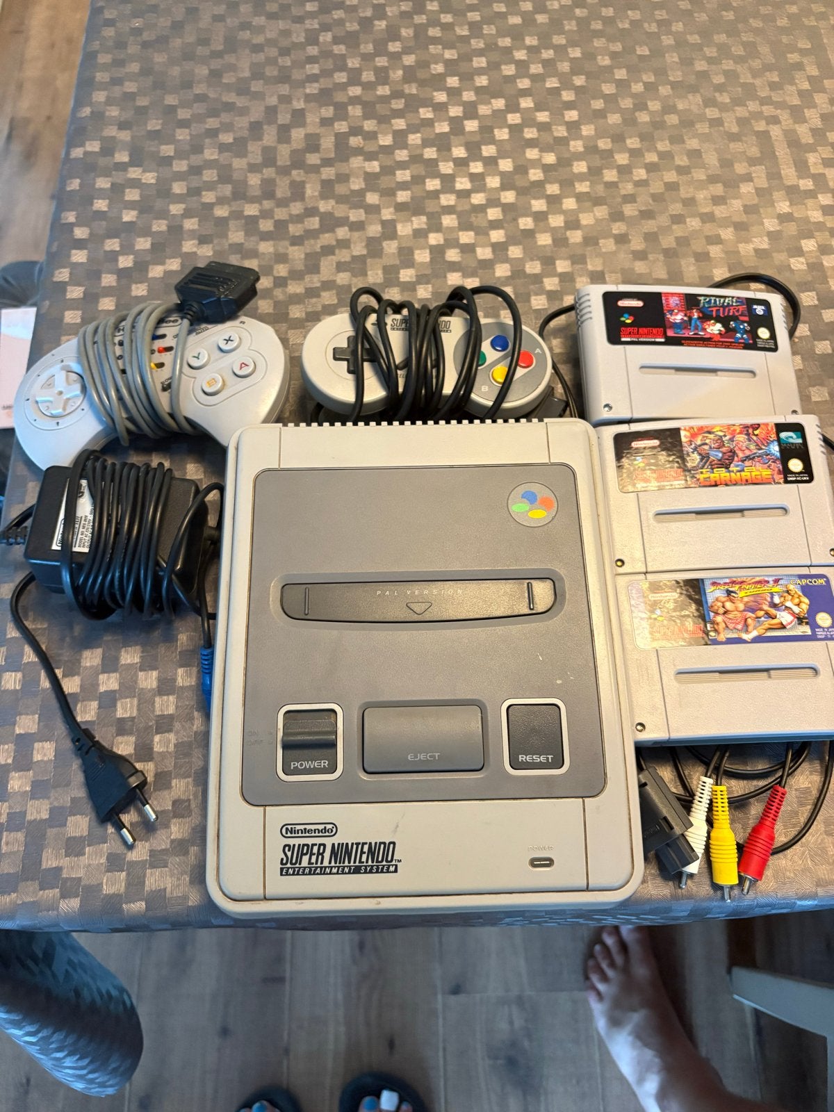 Super Nintendo Entertainment System (SNES) met games, Spelcomputers en Games, Spelcomputers | Nintendo Super NES, Ophalen of Verzenden