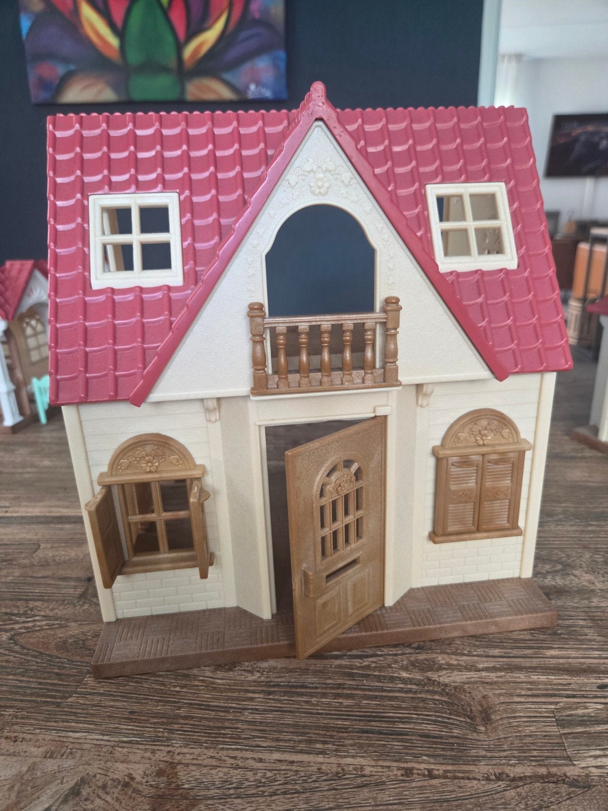 Sylvanian Families Startershuis #2 (5567) met meubels, Ophalen, Zo goed als nieuw, Poppenhuis