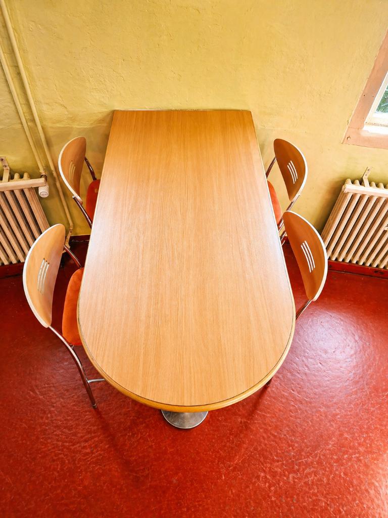 Bartafel + stoelen, Huis en Inrichting, Barren, Gebruikt, Ophalen