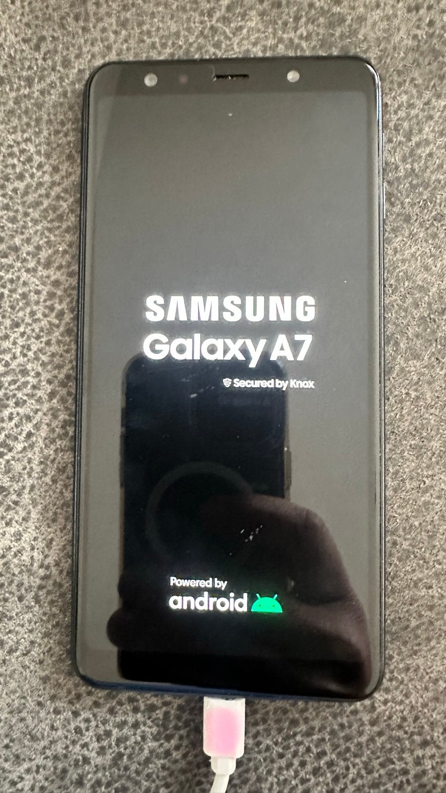 Samsung Galaxy A7 (2018) SM-A750FN/DS 64GB Zwart, Telecommunicatie, Mobiele telefoons | Samsung, Ophalen, Zwart, Touchscreen, Zo goed als nieuw