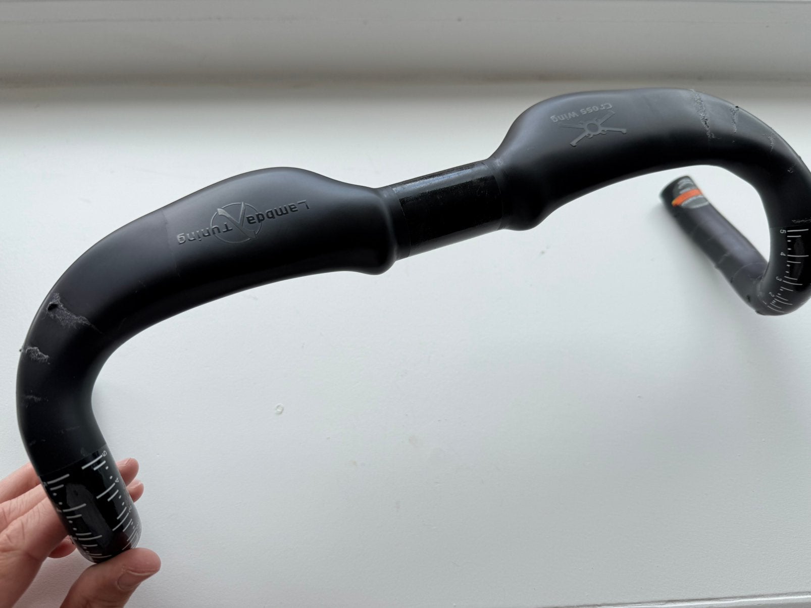 Carbon aero handlebar, Fietsen en Brommers, Fietsonderdelen, Ophalen of Verzenden, Zo goed als nieuw, Carbon