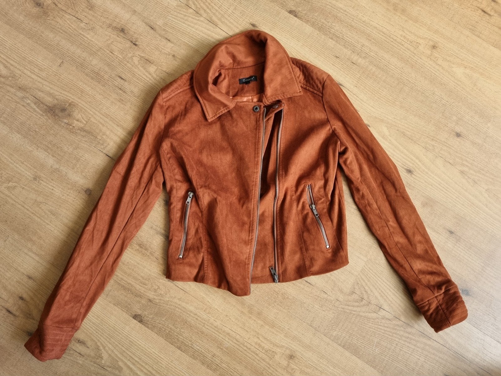 G-maxx suède look jasje maat S, Kleding | Dames, Bruin, Ophalen of Verzenden, Zo goed als nieuw, G-maxx