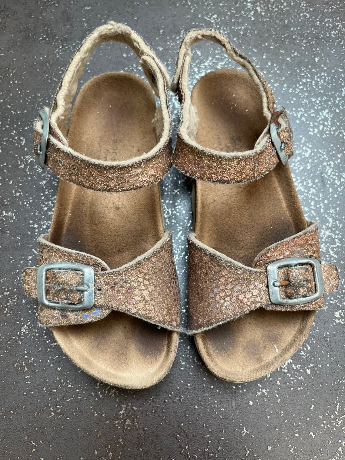 Sandalen mt 26 leer, Schoentjes, Meisje, Ophalen of Verzenden, Zo goed als nieuw