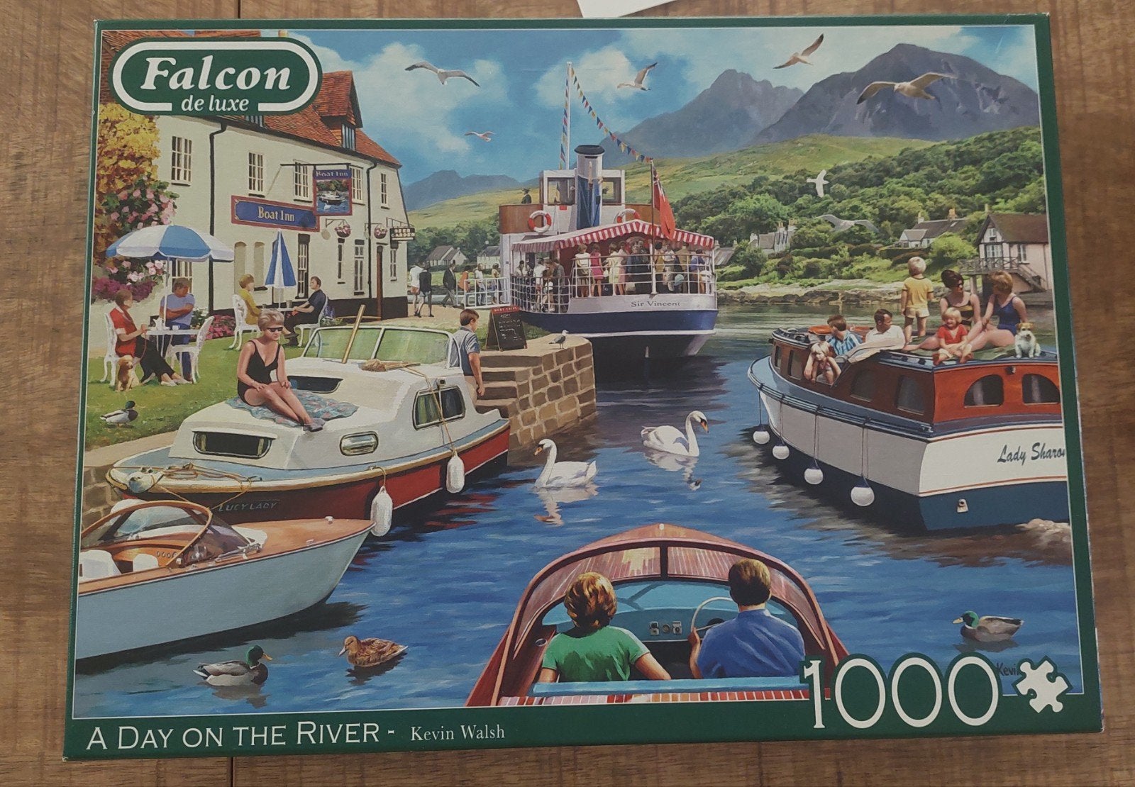 Falcon legpuzzel, Ophalen of Verzenden, 500 t/m 1500 stukjes, Zo goed als nieuw