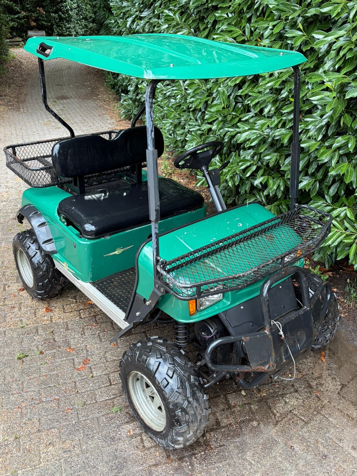 Golfkar met crosbanden en lier.UNIEK(voor de hobbyist), Ophalen, Gebruikt