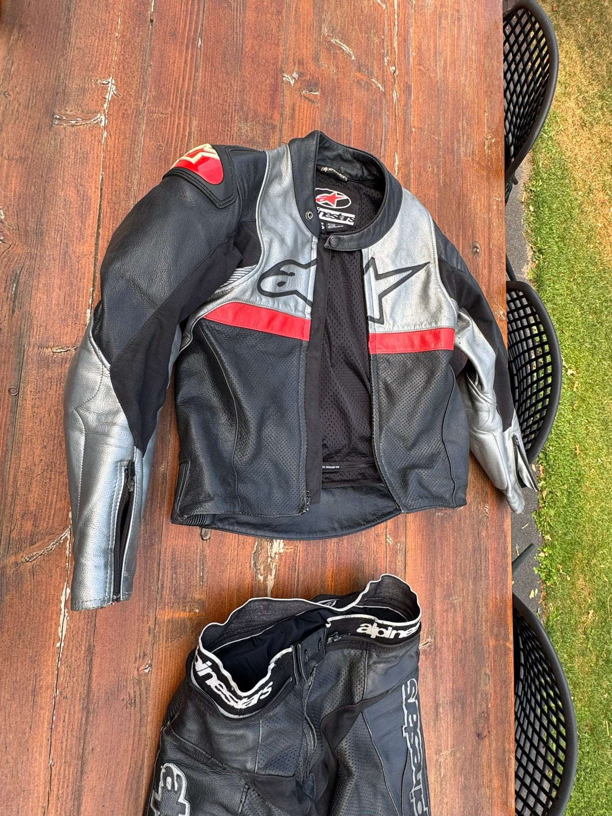 Alpinestars motorpak (jas en broek) - Maat 50, Ophalen of Verzenden, Tweedehands, Heren, Combipak