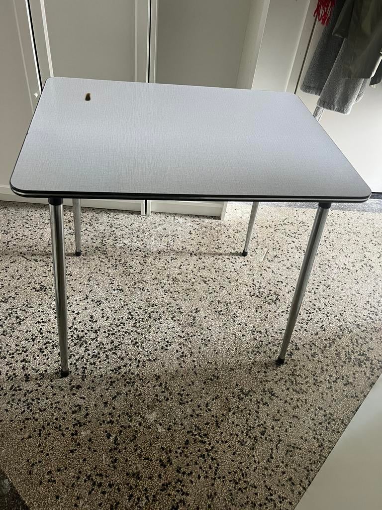 Retro tafeltje, Ophalen, Gebruikt, Rechthoekig, 75 cm of meer