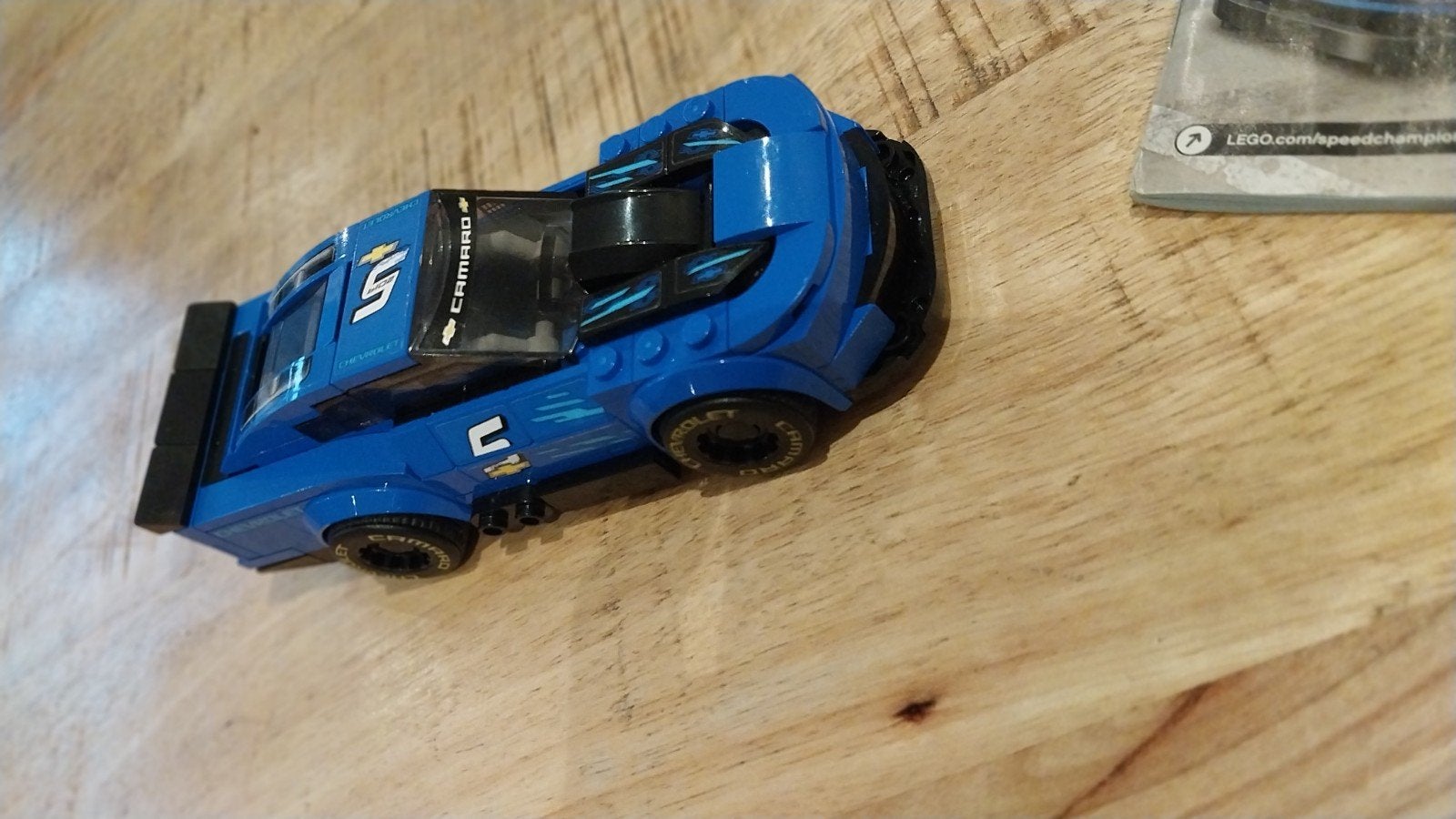 lego speed champions chevrolet camaro zl1, Ophalen of Verzenden, Zo goed als nieuw