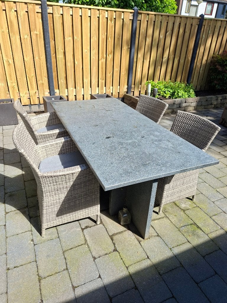Natuurstenen tafel, Ophalen, Gebruikt, Rechthoekig, Overige materialen