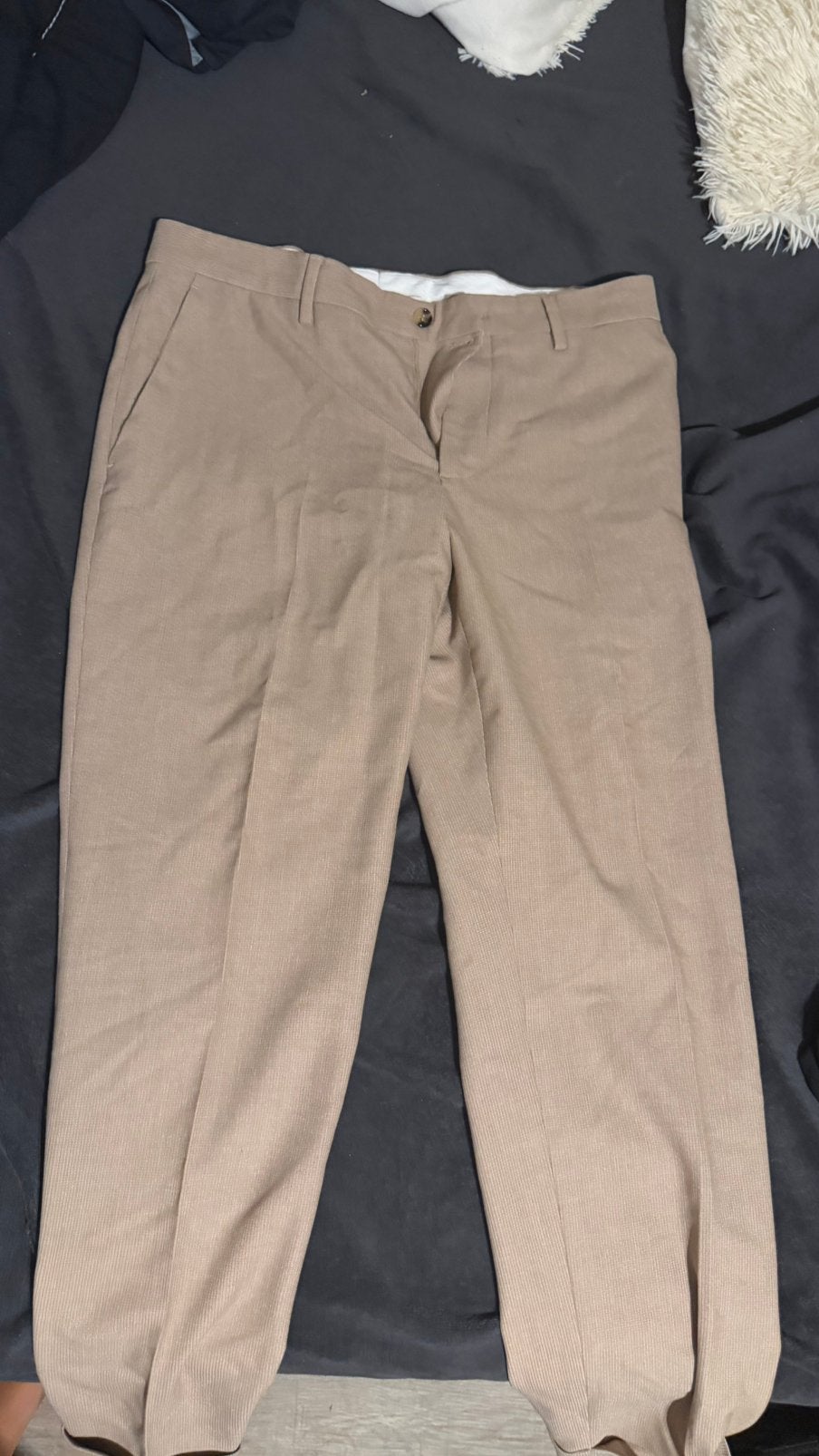 Zara broek, Verzenden, Zo goed als nieuw, Maat 48/50 (M), Beige