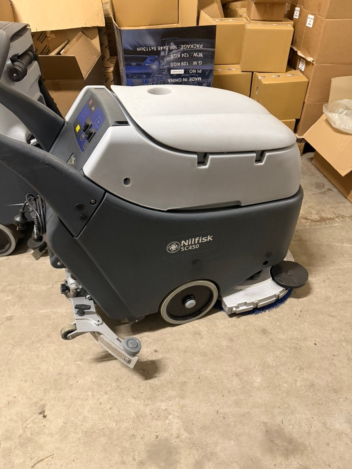 Nilfisk SC450 Schrobzuigmachine | Gereviseerd, Ophalen of Verzenden, Zo goed als nieuw